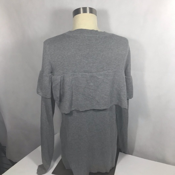 Kensie grey pullover sweater - Picture 3 of 5